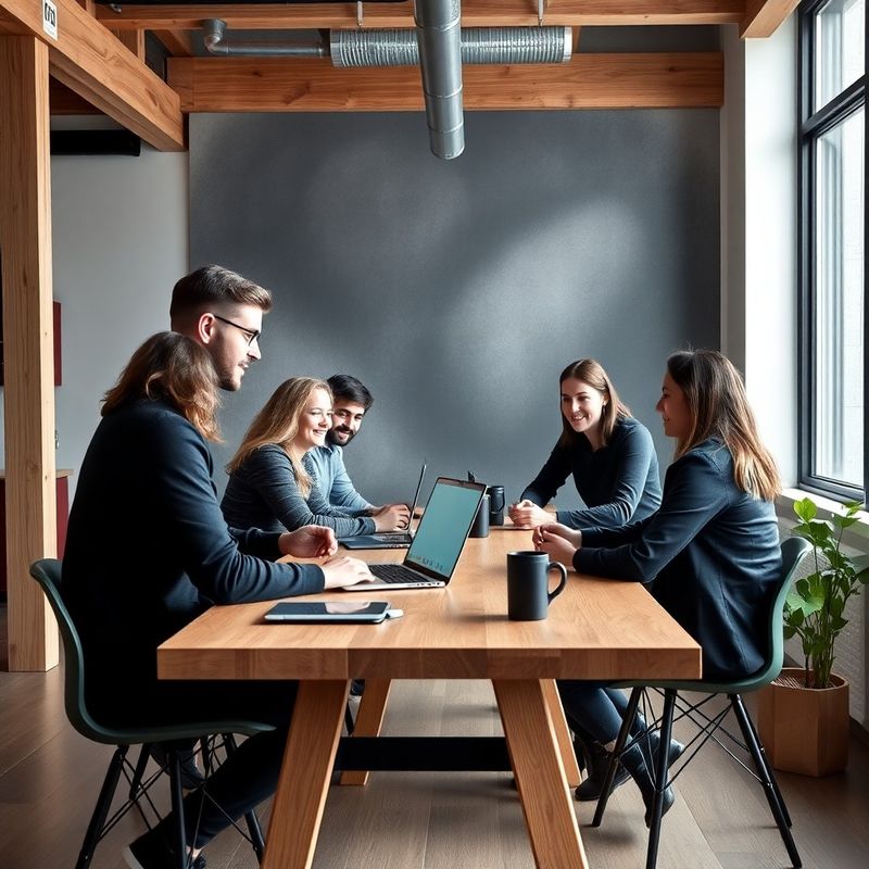 Das Learningdistrict Team in seinem Leipziger Büro